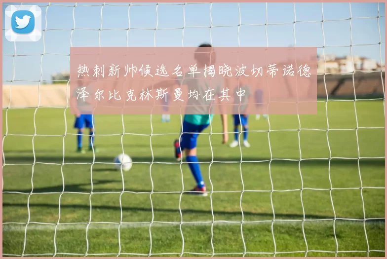 热刺新帅候选名单揭晓波切蒂诺德泽尔比克林斯曼均在其中