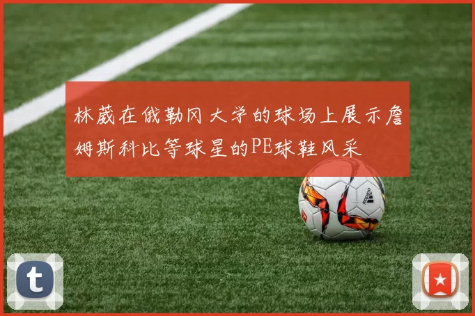林葳在俄勒冈大学的球场上展示詹姆斯科比等球星的PE球鞋风采